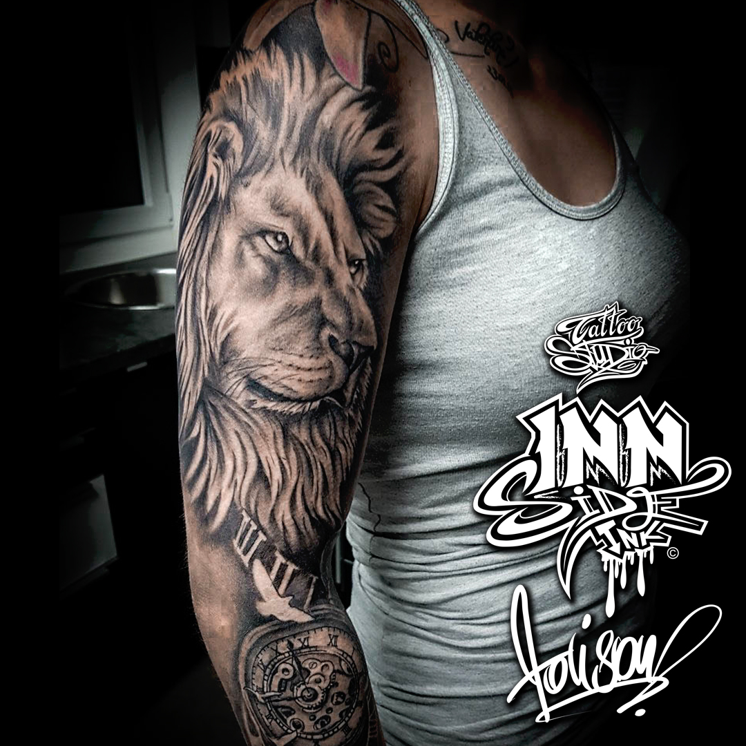 Löwen tattoo oberarm 110 Löwen Tattoos und deren Bedeutung