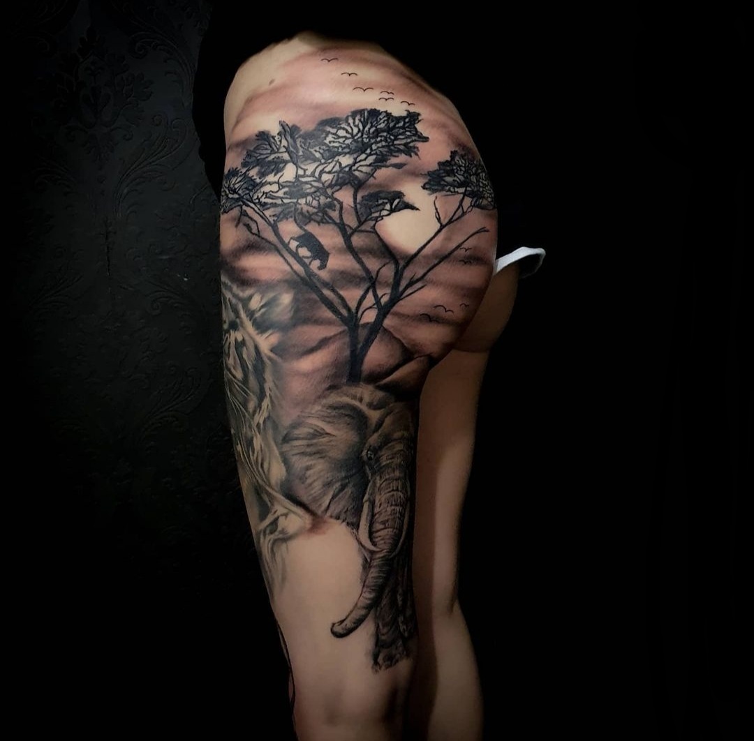 Tattoo Studio Innsbruck - Adison - Afrika