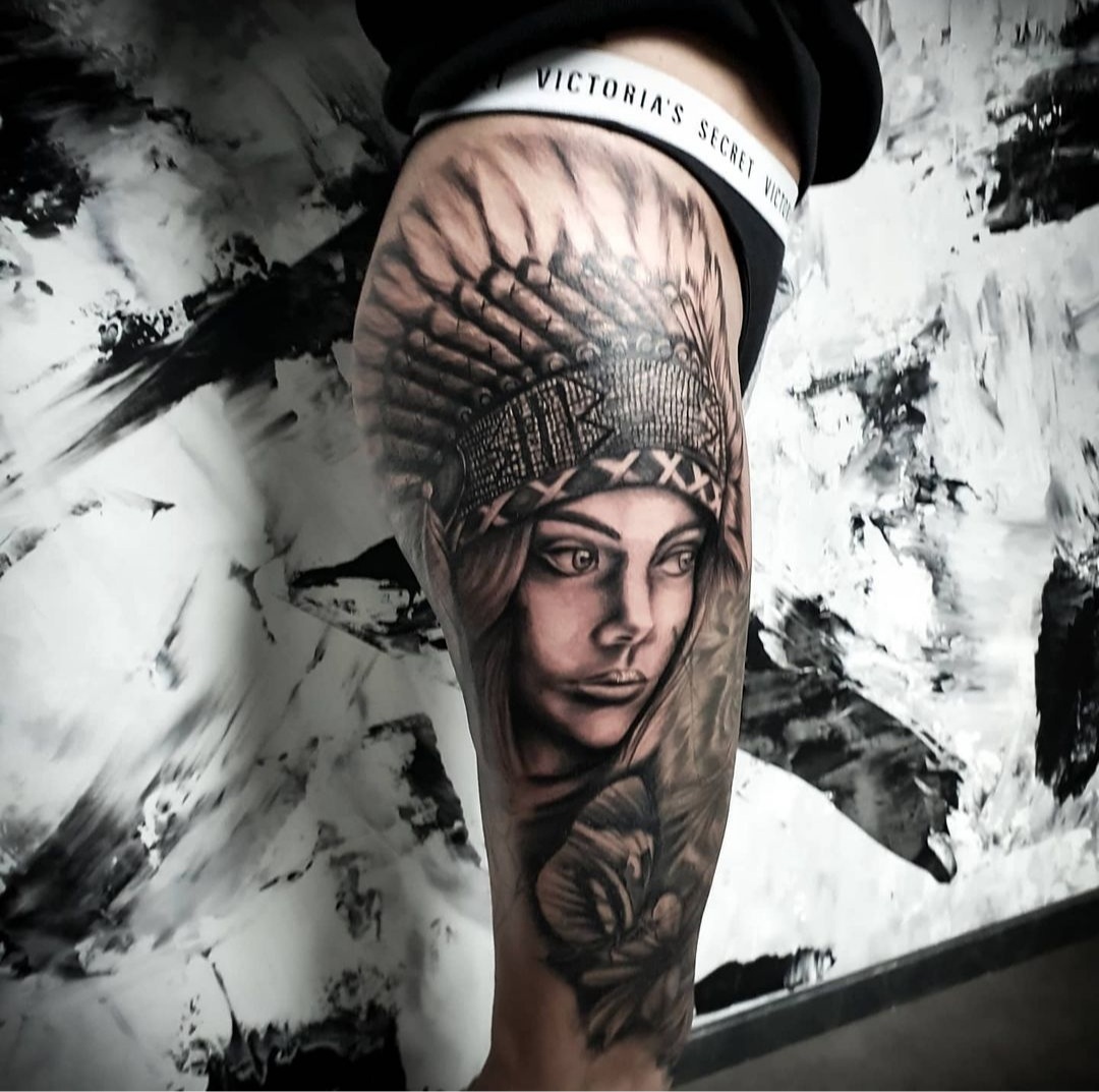 Tattoo Studio Innsbruck - Adison - Indianerin